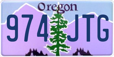 OR license plate 974JTG