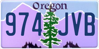 OR license plate 974JVB