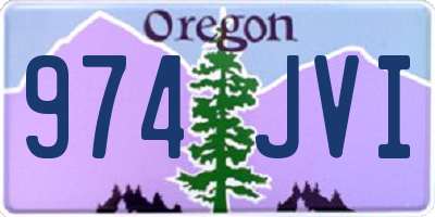 OR license plate 974JVI
