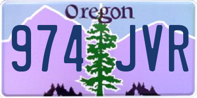 OR license plate 974JVR