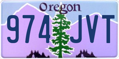 OR license plate 974JVT