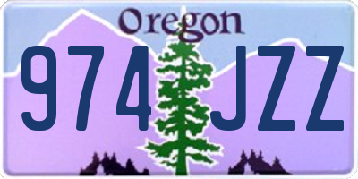 OR license plate 974JZZ