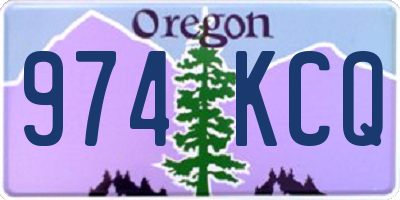 OR license plate 974KCQ