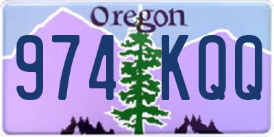 OR license plate 974KQQ