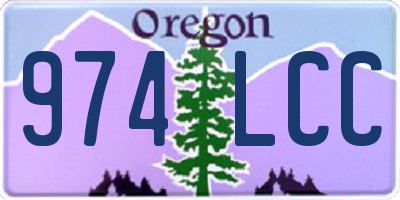 OR license plate 974LCC