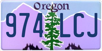 OR license plate 974LCJ