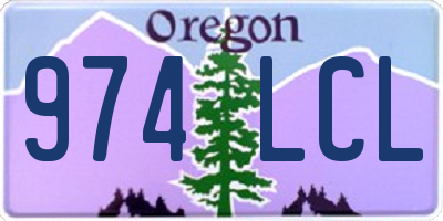 OR license plate 974LCL