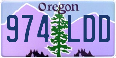 OR license plate 974LDD