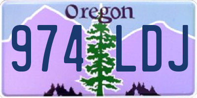OR license plate 974LDJ