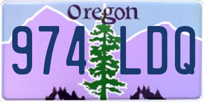 OR license plate 974LDQ