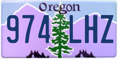 OR license plate 974LHZ