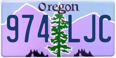 OR license plate 974LJC