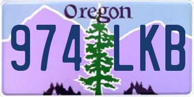 OR license plate 974LKB