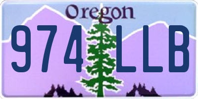 OR license plate 974LLB