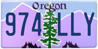 OR license plate 974LLY