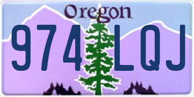 OR license plate 974LQJ