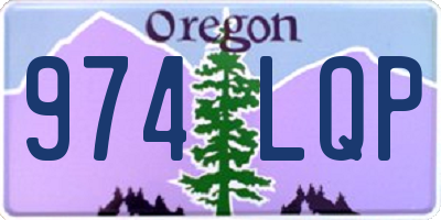 OR license plate 974LQP