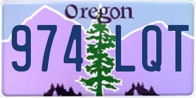 OR license plate 974LQT