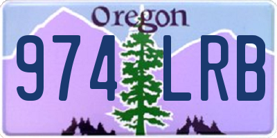 OR license plate 974LRB