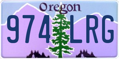 OR license plate 974LRG