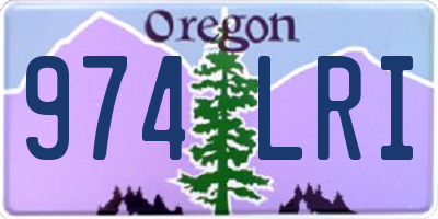 OR license plate 974LRI