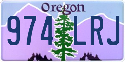 OR license plate 974LRJ