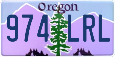 OR license plate 974LRL