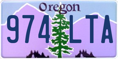 OR license plate 974LTA