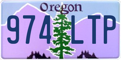 OR license plate 974LTP