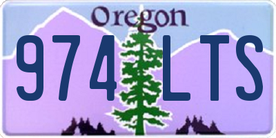 OR license plate 974LTS