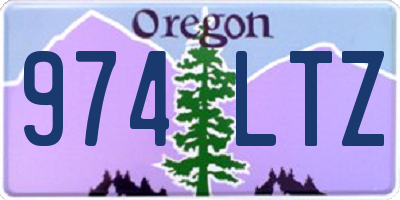 OR license plate 974LTZ