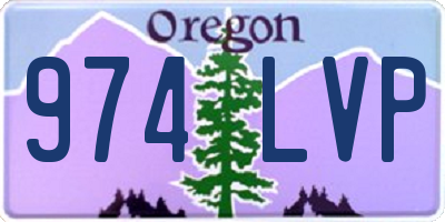 OR license plate 974LVP