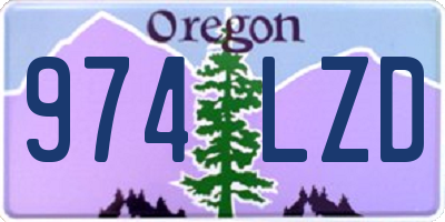 OR license plate 974LZD