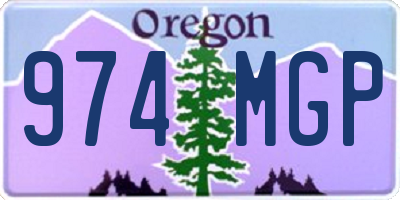 OR license plate 974MGP