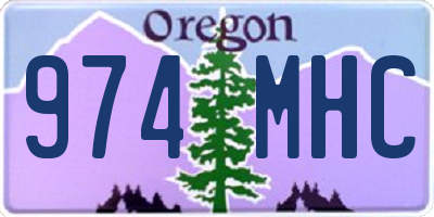 OR license plate 974MHC