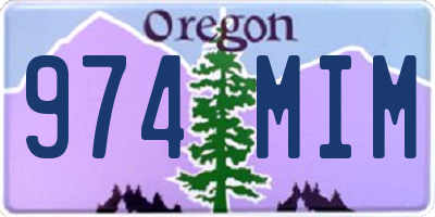 OR license plate 974MIM