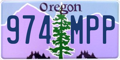 OR license plate 974MPP