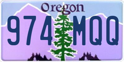 OR license plate 974MQQ