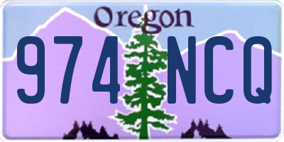 OR license plate 974NCQ