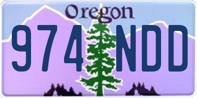 OR license plate 974NDD