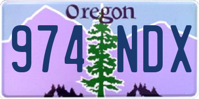 OR license plate 974NDX