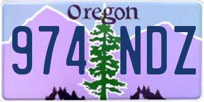 OR license plate 974NDZ