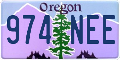 OR license plate 974NEE