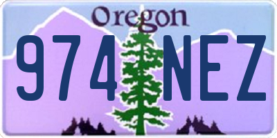 OR license plate 974NEZ