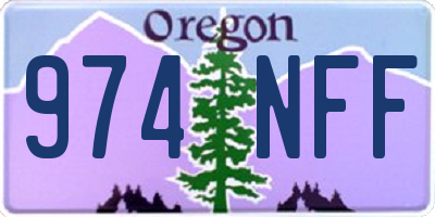 OR license plate 974NFF