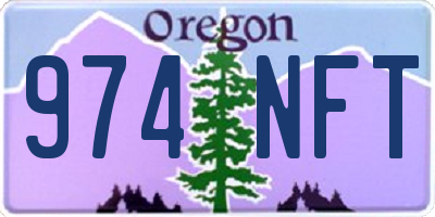 OR license plate 974NFT