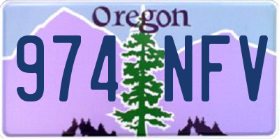 OR license plate 974NFV