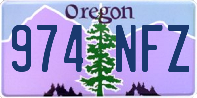 OR license plate 974NFZ