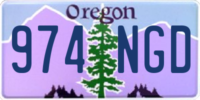 OR license plate 974NGD