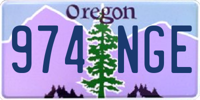 OR license plate 974NGE